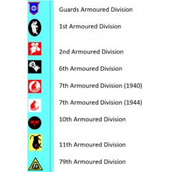 356602 British Armoured Division Decals
