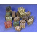 Assorted wooden boxes