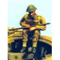 UK soldier seated