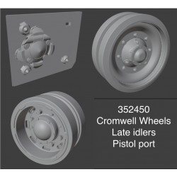 352450 Wheels, Late idler & correct pistol ports for Cromwell